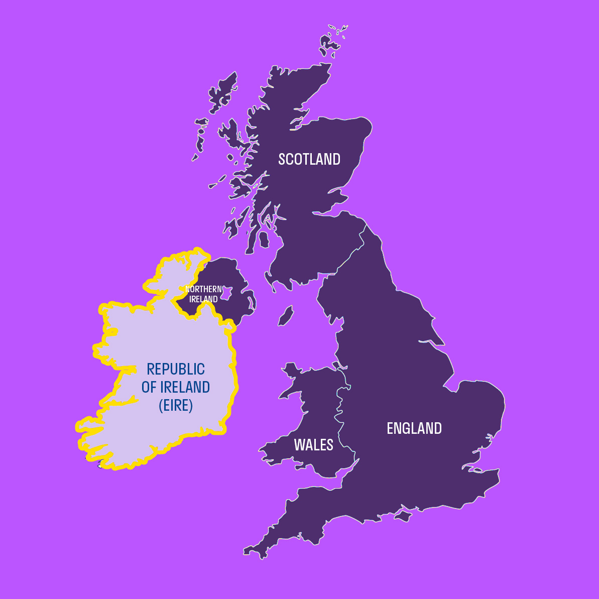 Англия, Британия, Великобритания — это одно и то же? Или разное? Показываем на карте